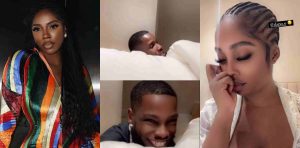 New bedroom video of Singer Tiwa Savage and mystery man surfaces online