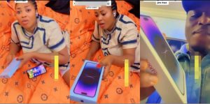 Nigerian Man left heartbroken rejects iPhone 14 Pro Max as Xmas gift, says she wants iPhone 15