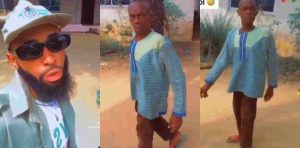 Nigerian man rocks his NYSC uniform to confront uncle who said he will never make it through school