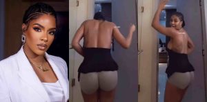 BBNaija star Venita akpofure sparks reactions online as she shows off dance moves in underwear