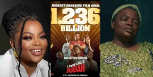 Funke Akindele speechless as her movie 'A Tribe Called Judah' makes a record-breaking N1.236B