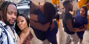 Mixed reactions as video of BBNaija’s BamBam and Soma on a movie set surface online