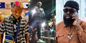 Portable over excited as he receives a credit alert of ₦10 million for his Bayelsa concert 