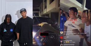 Singer Khaid surprises his label record boss Sydney Talker brand new Lexus SUV worth N80 million for his birthday 