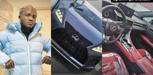 Singer Portable Splashes over 30 million naira on brand new Lexus