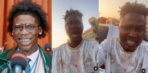 Tiktoker Salo Ibadan cries out after being beaten to a pulp by Seyi Vibez boys