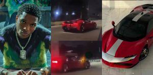 Video of Wizkid speeding so fast inside his N1.4billion Ferrari sparks reactions online