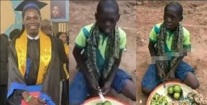 Young orange seller who went viral for receiving a scholarship has graduated from high school with good grades