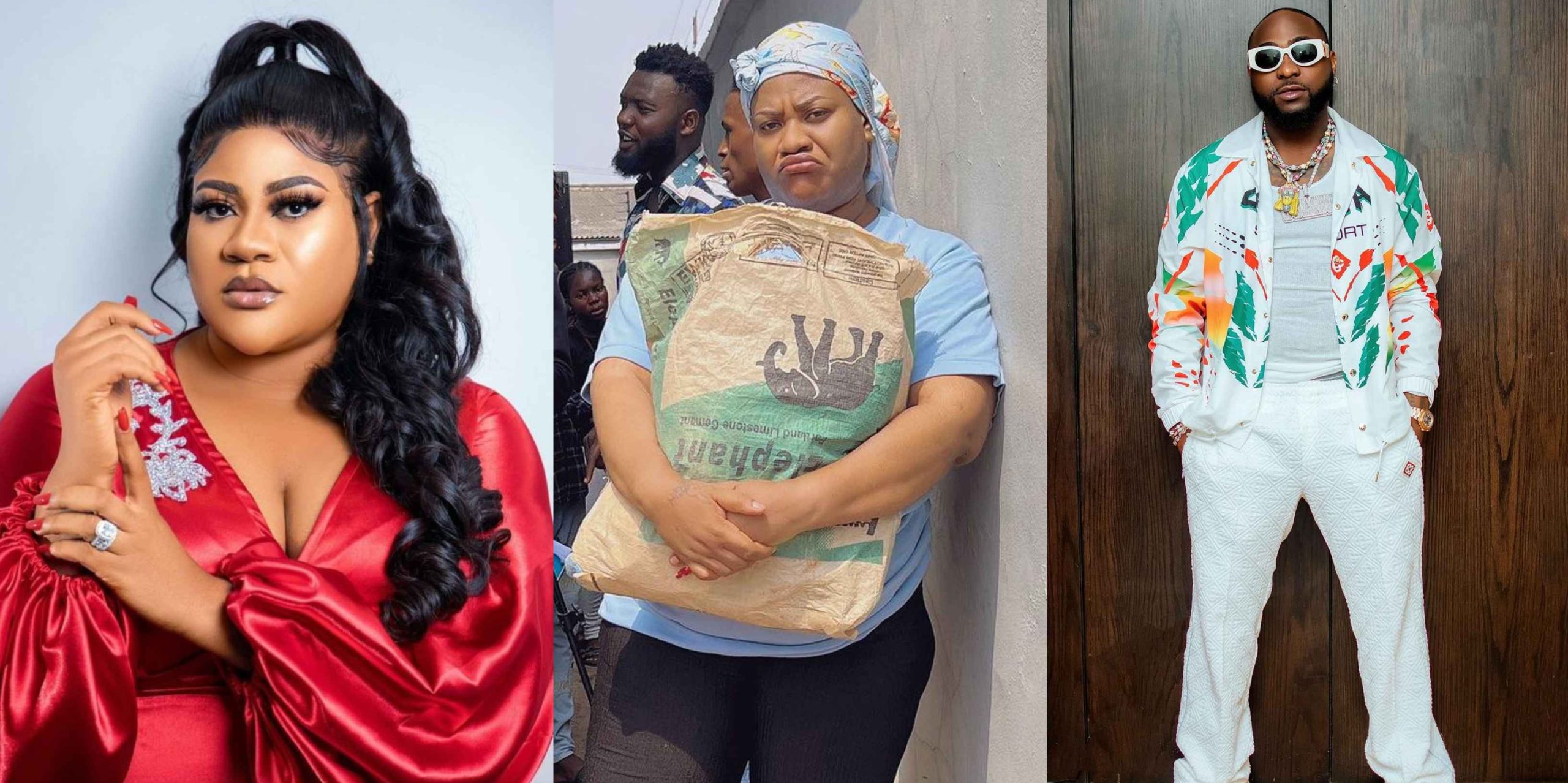 Actress Nkechi Blessing begs Davido as he set to donate N300M to orphanages in Nigeria