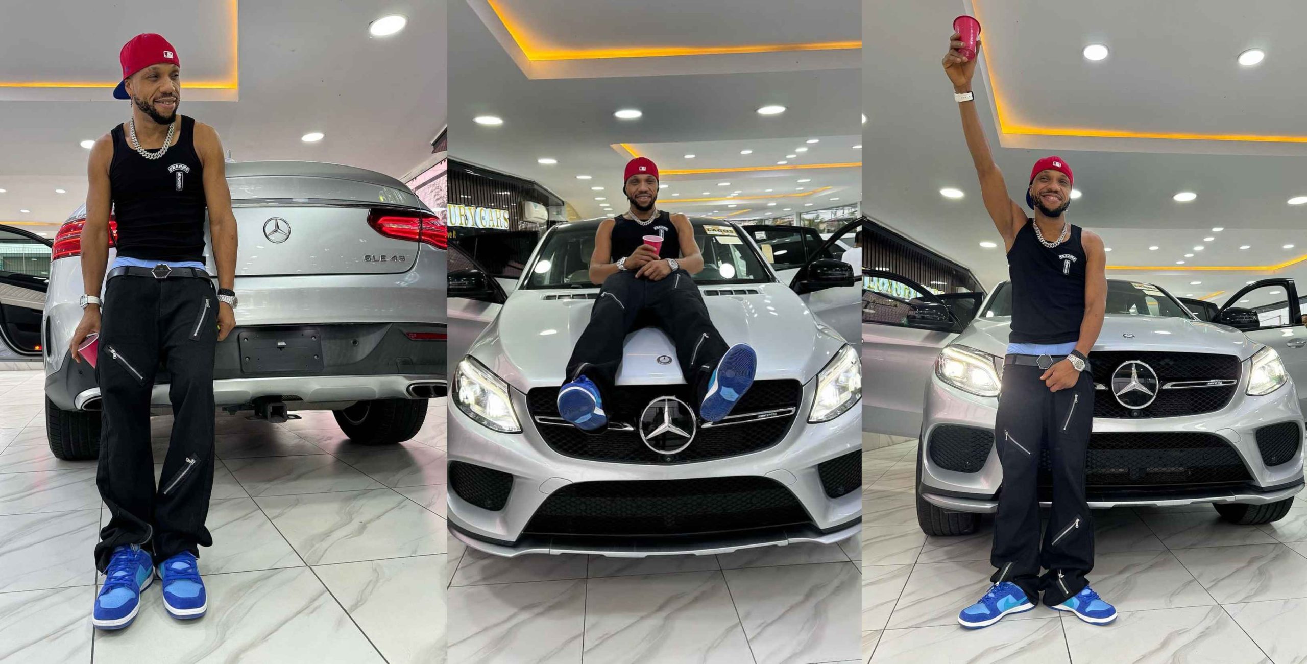 Charles Okocha splashes millions of naira on brand new Mercedes Benz GLE
