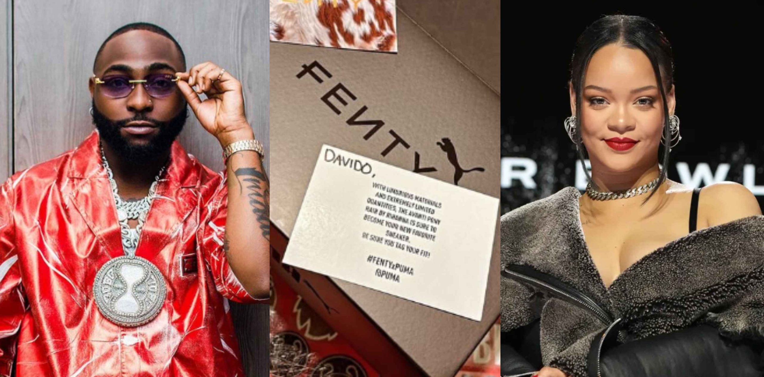 Davido overexcited as he gets surprise luxurious gifts from singer Rihanna