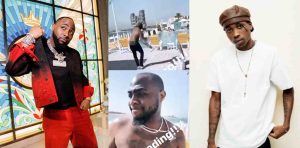 Old video of Davido throwing Lil Frosh’s fake Rolex Wrist Watch into the sea
