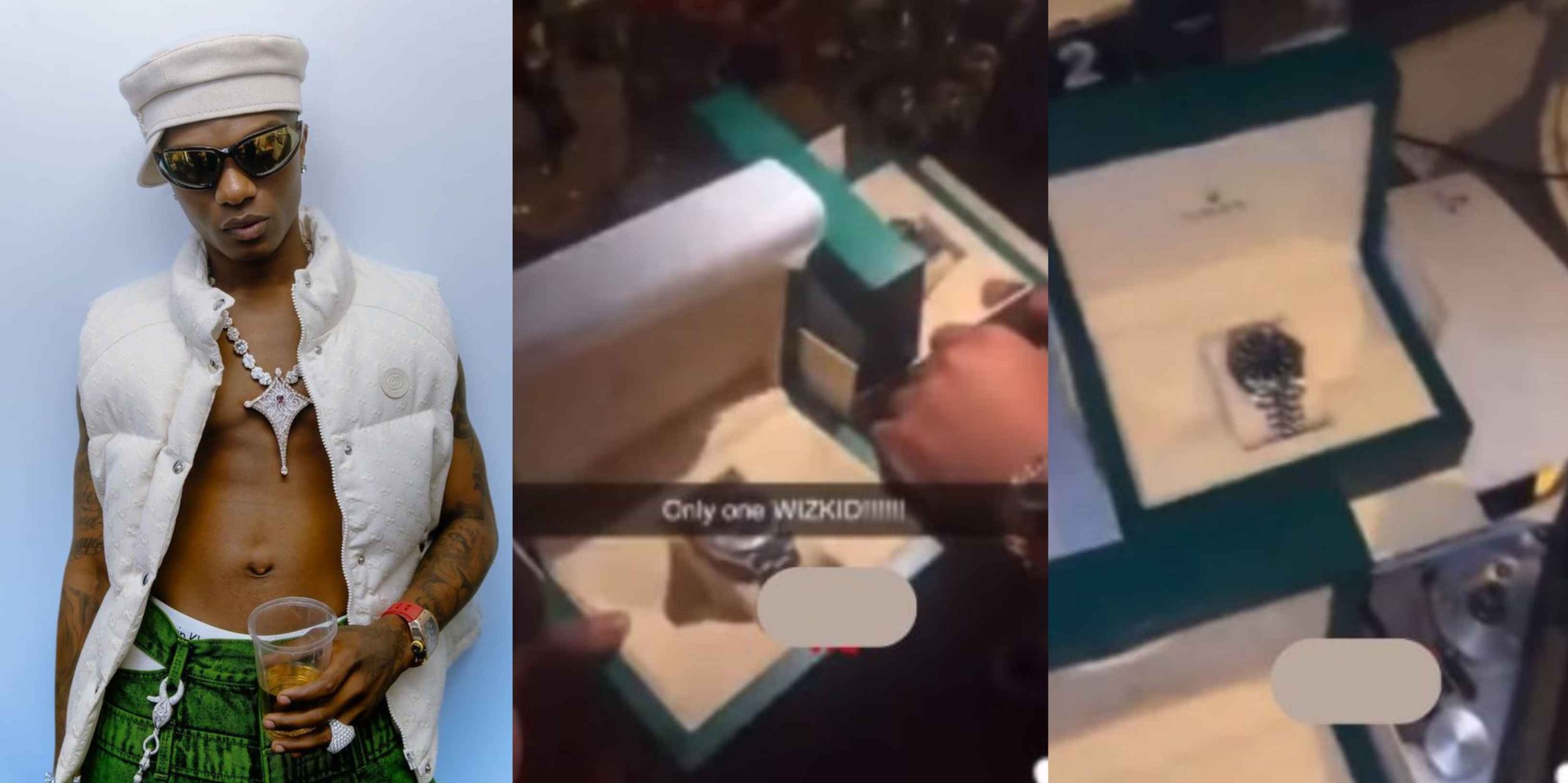 Singer Wizkid gifts each of his team members multi-million Naira Rolex watches