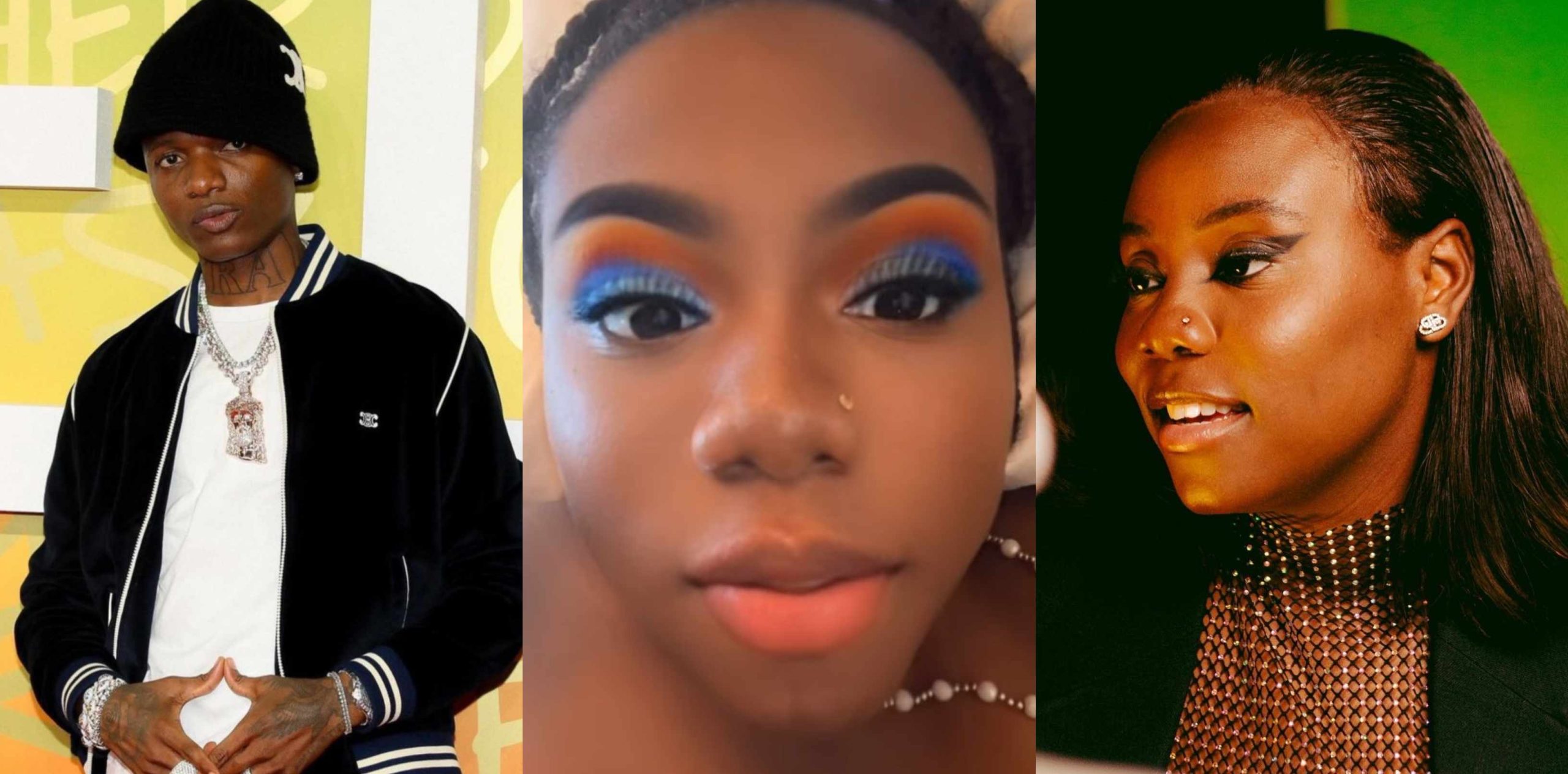 Singer Wizkid reacts as singer Teni declares herself the most beautiful lady