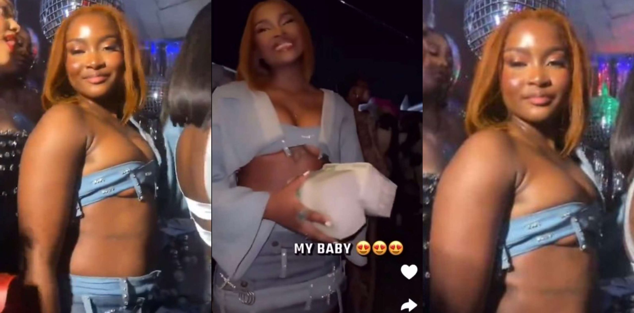 Ilebaye commits another fashion blunder with her recent outfit to Priscilla Ojo’s 23rd birthday party