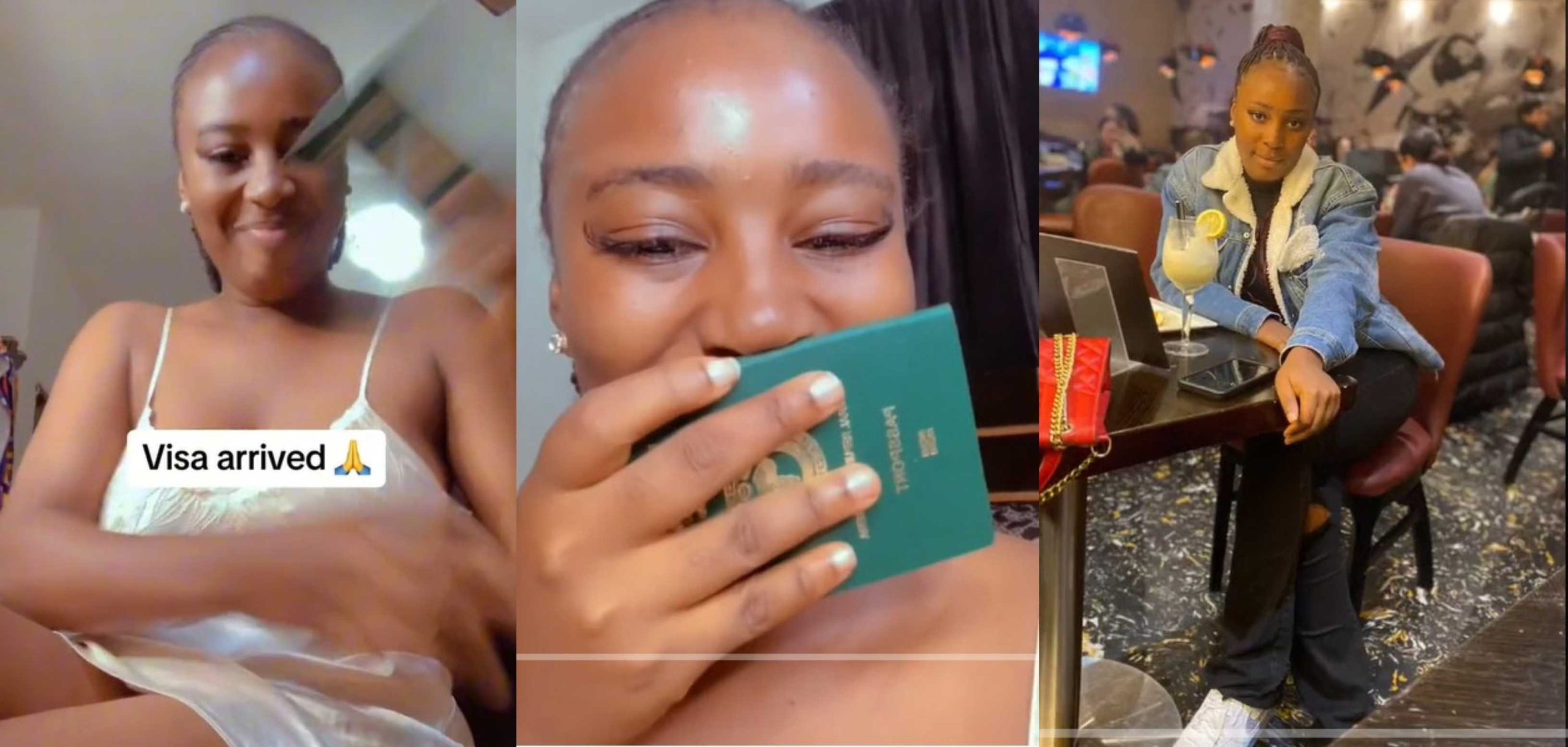 Nigerian lady rejoices as she relocates to UK, shows new home