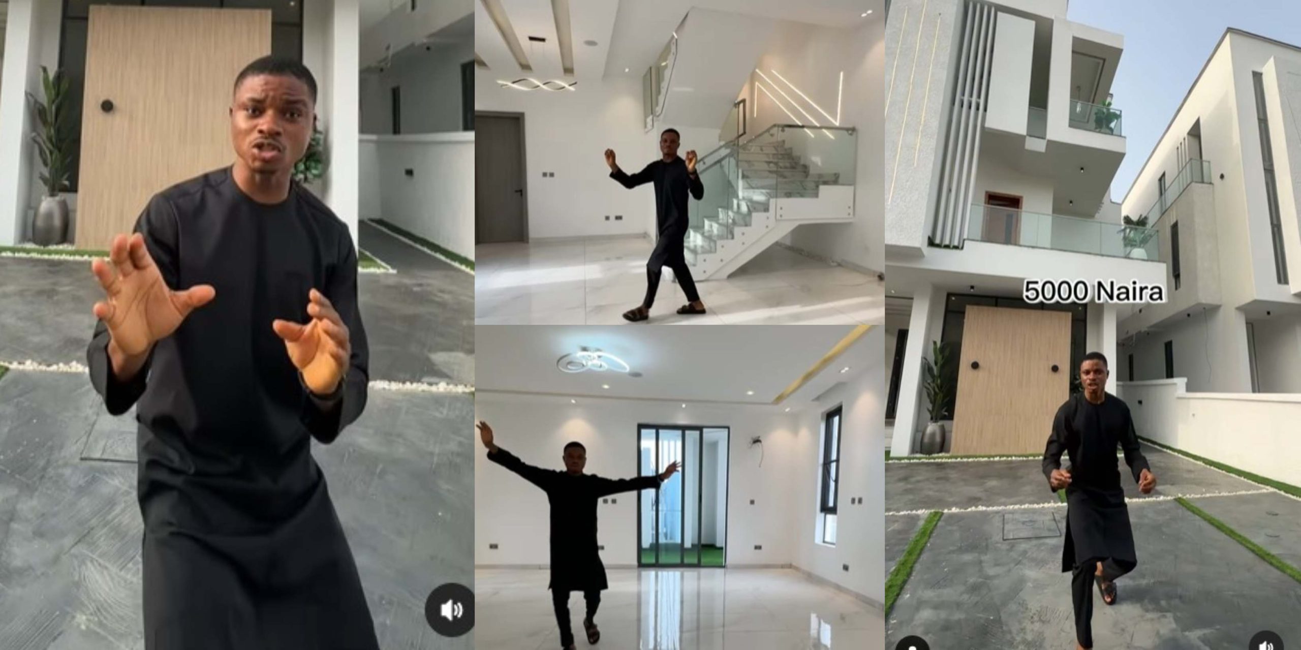 Nigerians react as billionaire offers to sell his luxurious mansion worth N350M in Lekki for just N5000