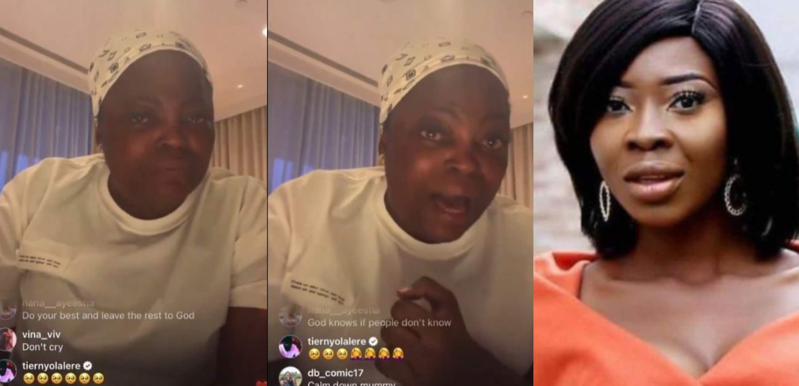 “I was depressed,  I lost my mother & my marriage” – Actress Funke Akindele in tears reveals why she ignores late Aderounmu Adejumoke calls (Video)