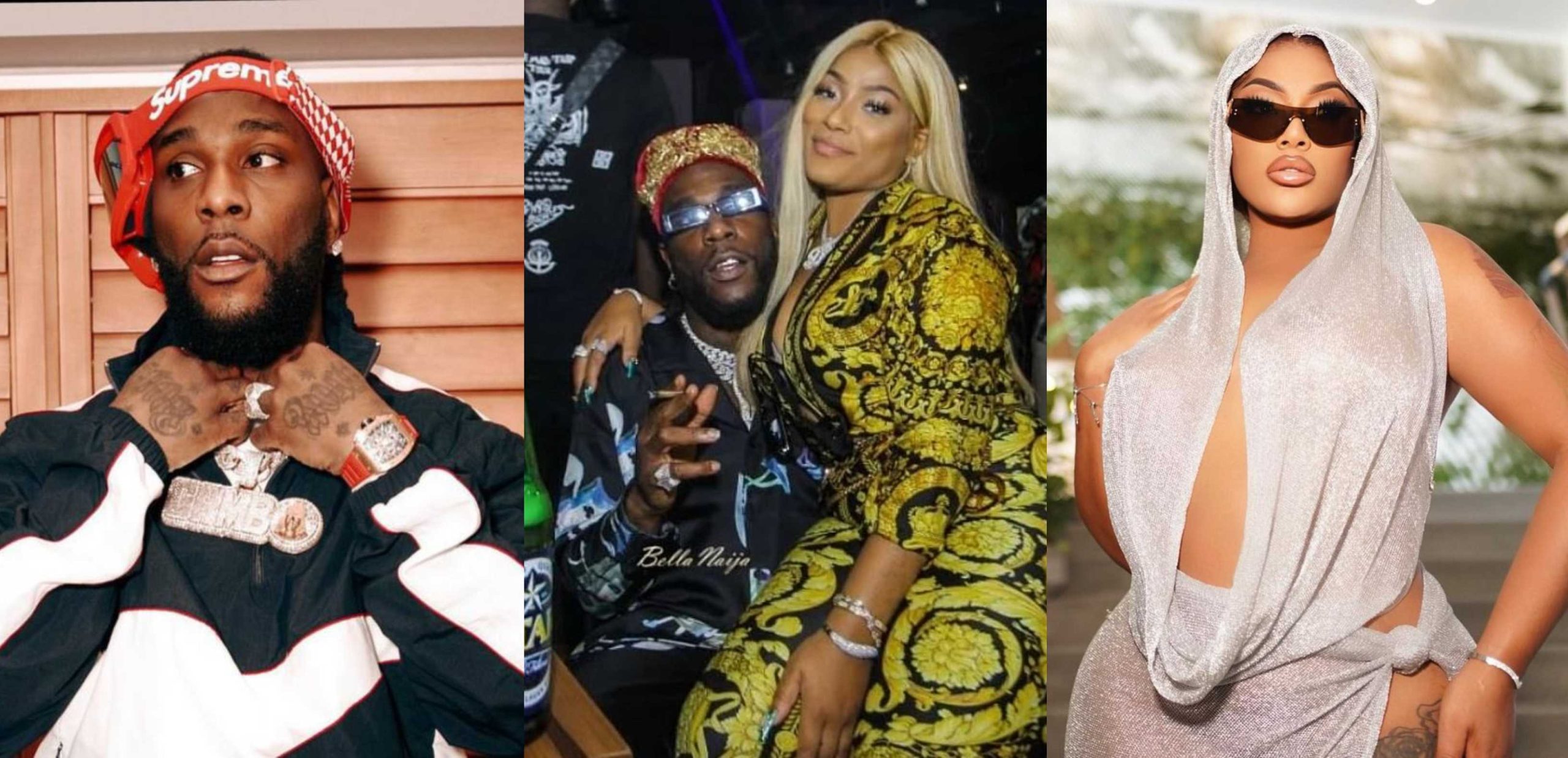 Reactions as Burna Boy spotted together with Stefflon Don at a nightclub in Lagos