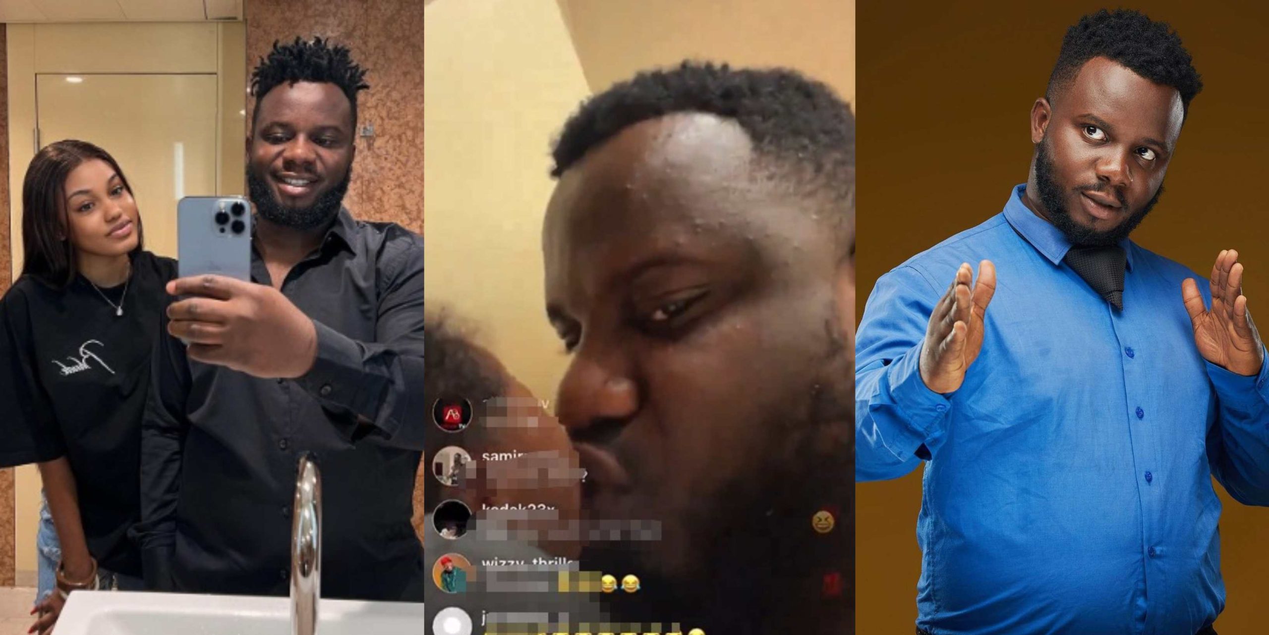 “I’m now a Father” – Skitmaker Sabinus welcome first child with long time girlfriend [Video]