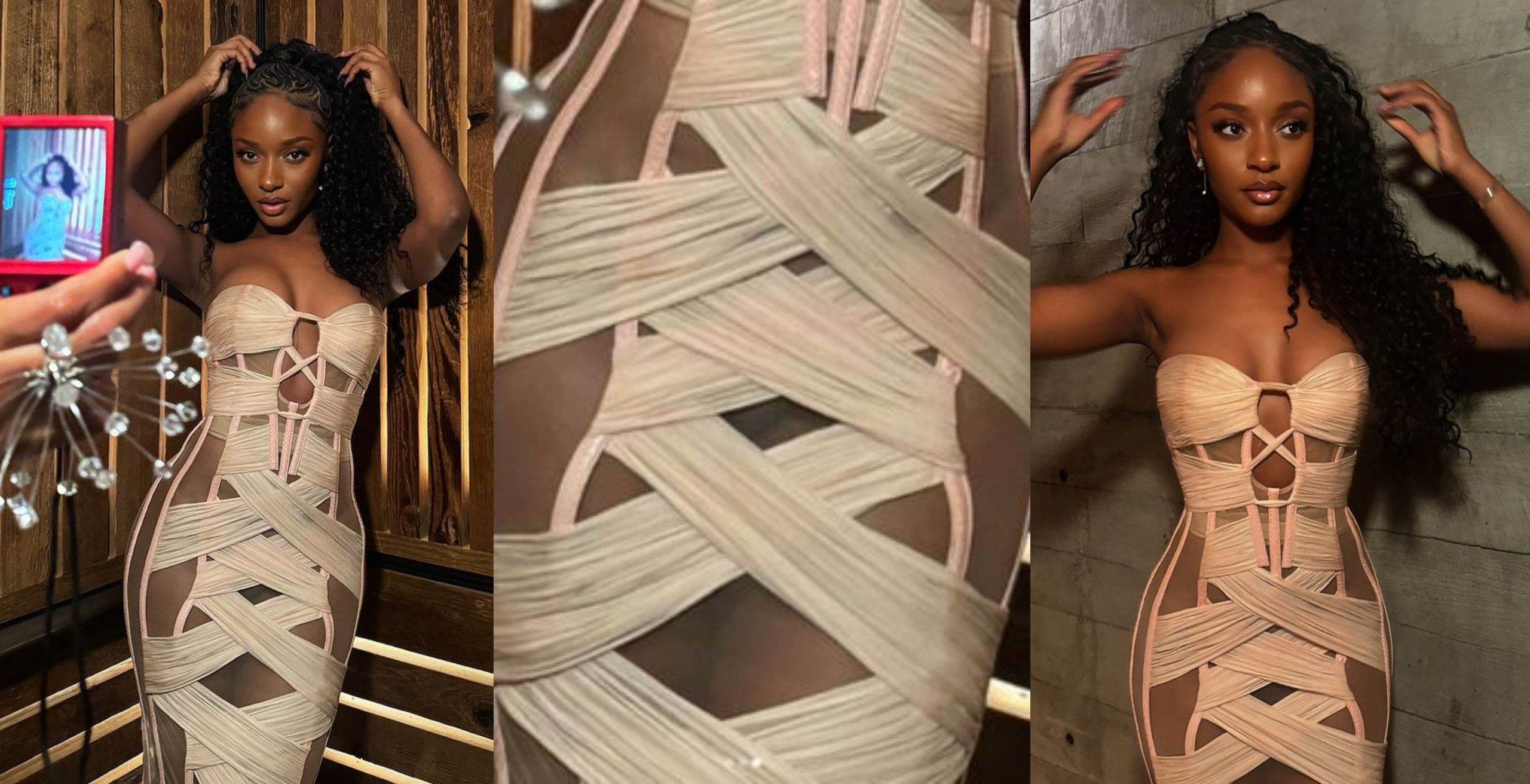 “She no wear P9nt”- Reactions trail as Singer Ayra Starr breaks the internet with her see through outfit [Photo]