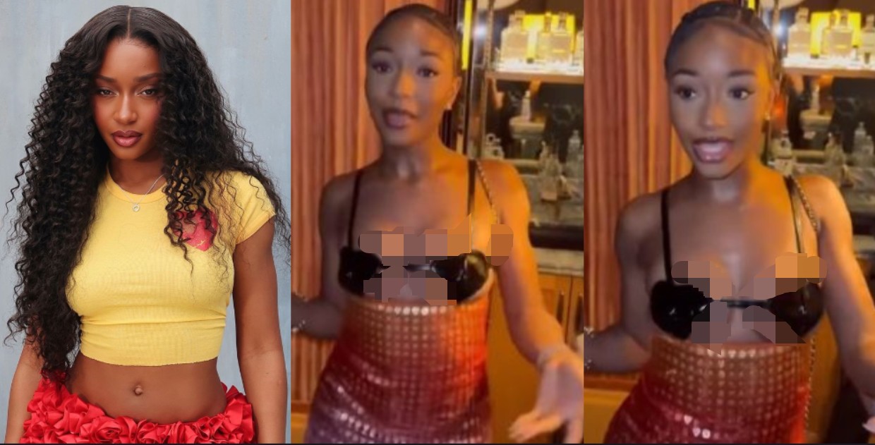 “Your Parent no dey advice you at all” – Singer Ayra Starr under fire over her choice of outfit to recent event [Video]