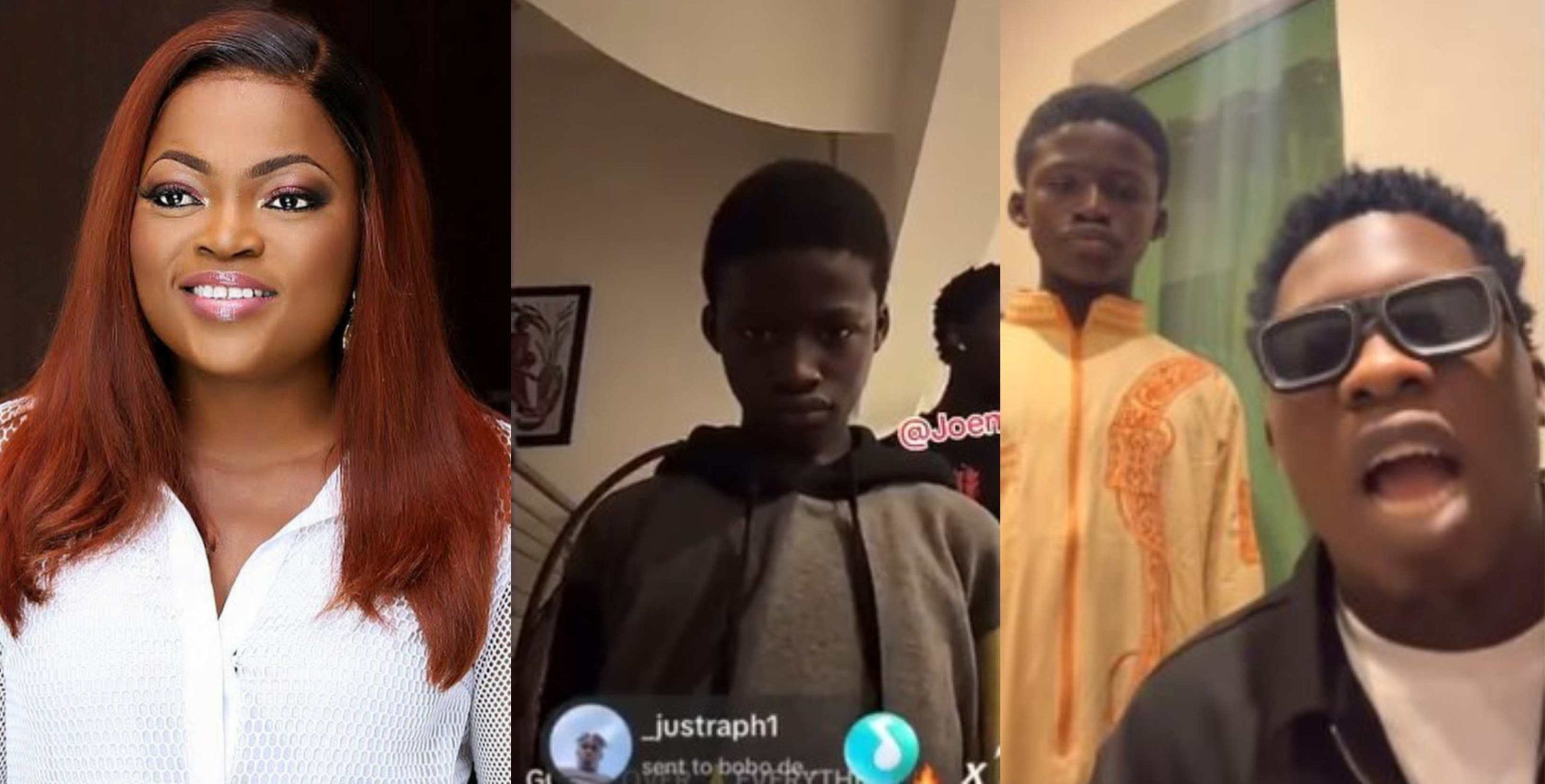 “Nothing dey street, your life will just spoil” – Actress Funke Akindele advises singer barber chair following split with his boss GOE (Video)